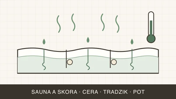 Sauna a cera i skóra — trądzik, nawilżenie i pory