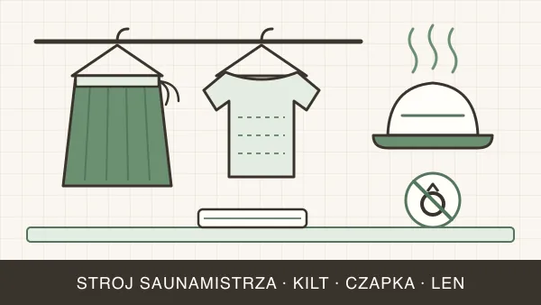 Strój saunamistrza — co nosić podczas ceremonii